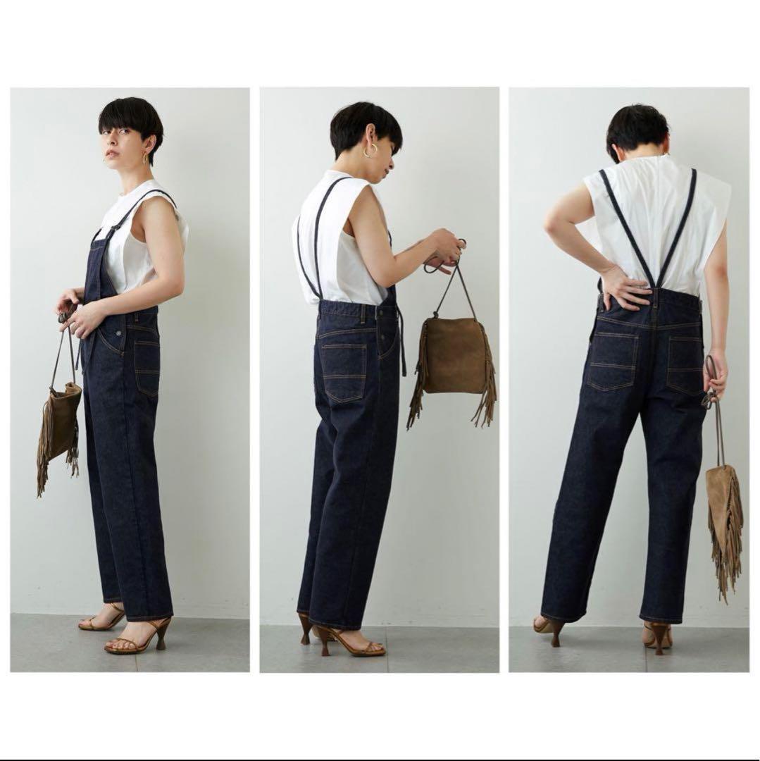 美品！！ Whim Gazette ウィムガゼット デニムサロペット