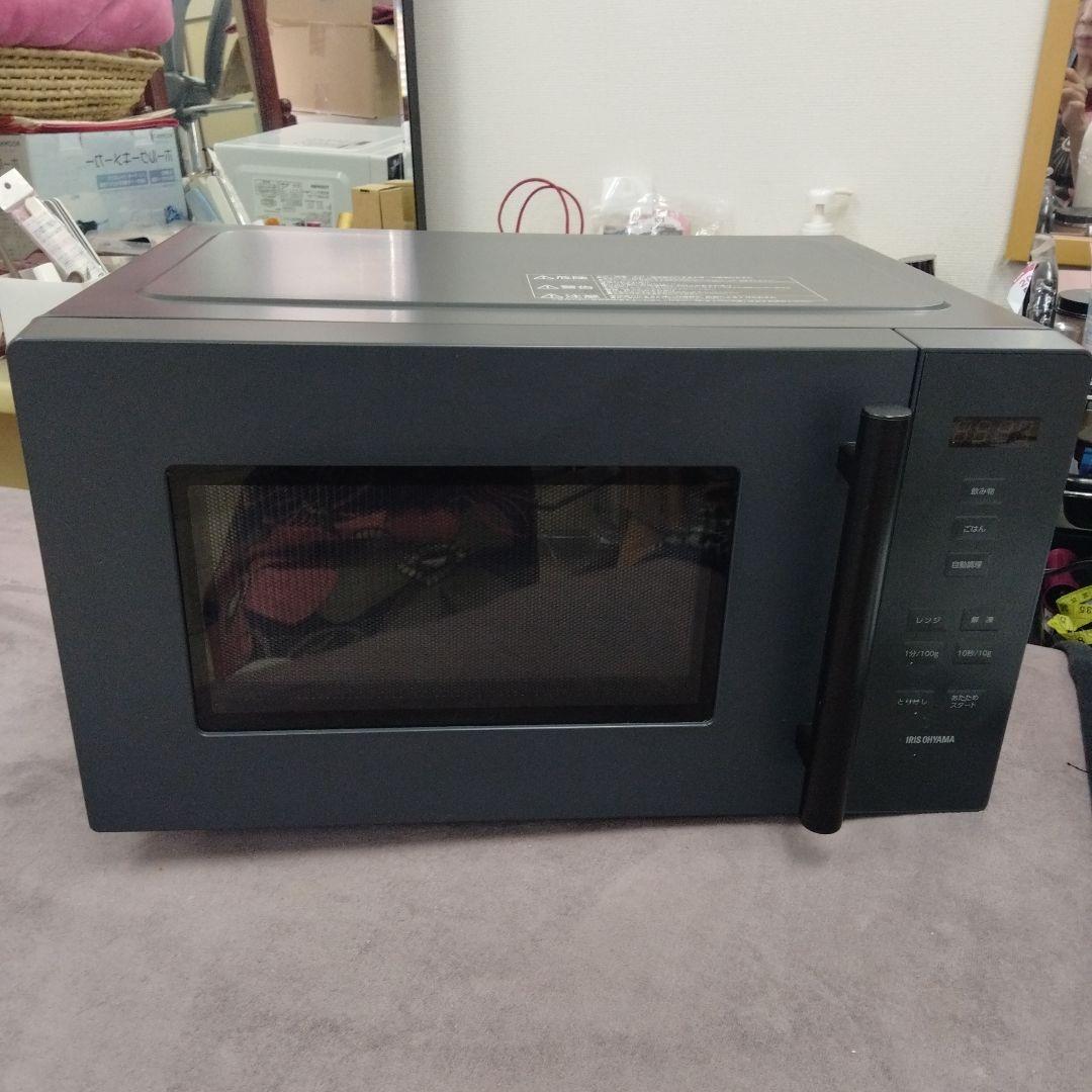 2024年製 グレー ハンドル式電子レンジ IMB-F187