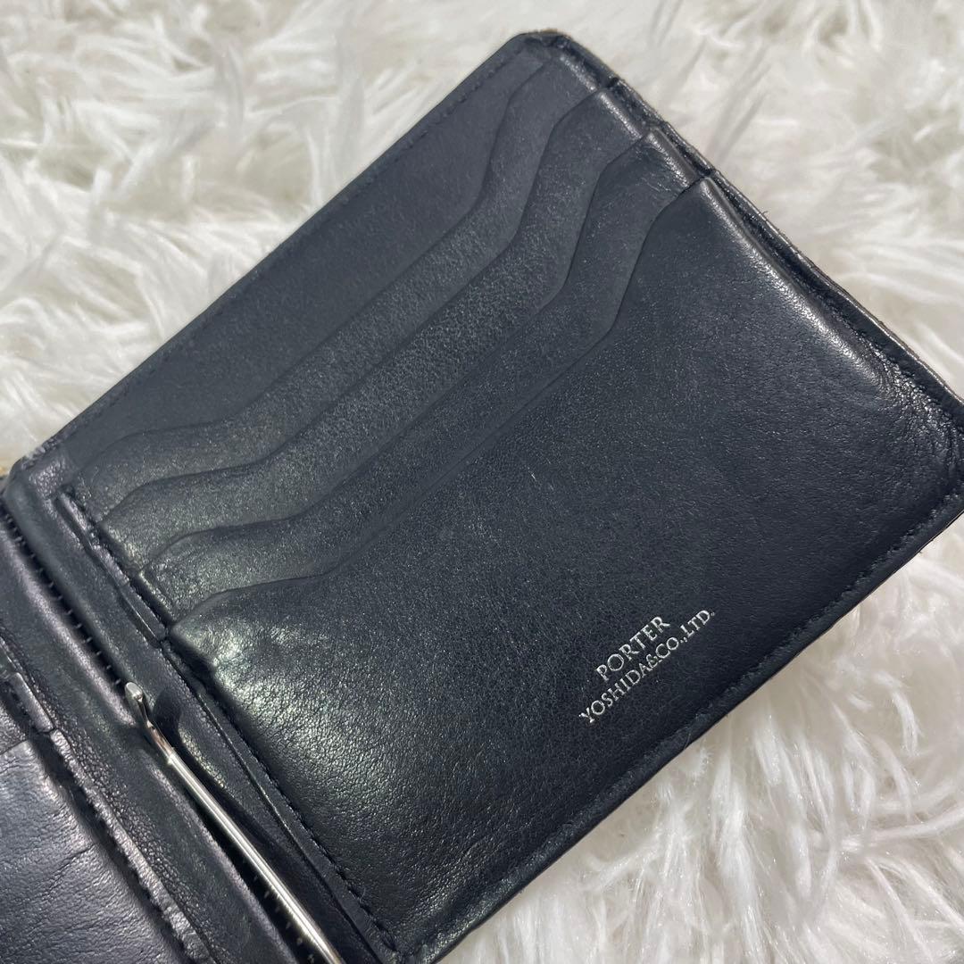 WACKO MARIA レザー マネークリップ 財布　パイソン