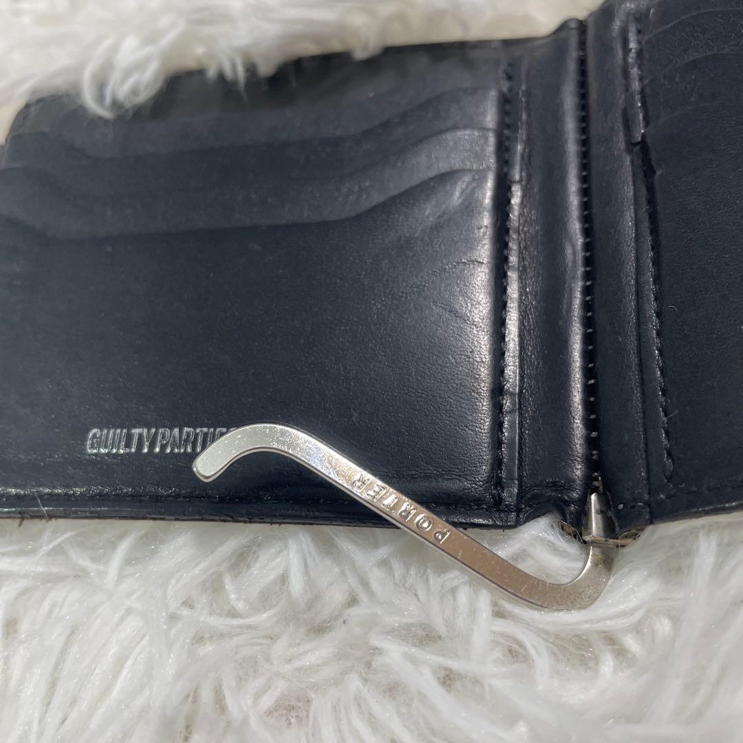 WACKO MARIA レザー マネークリップ 財布　パイソン