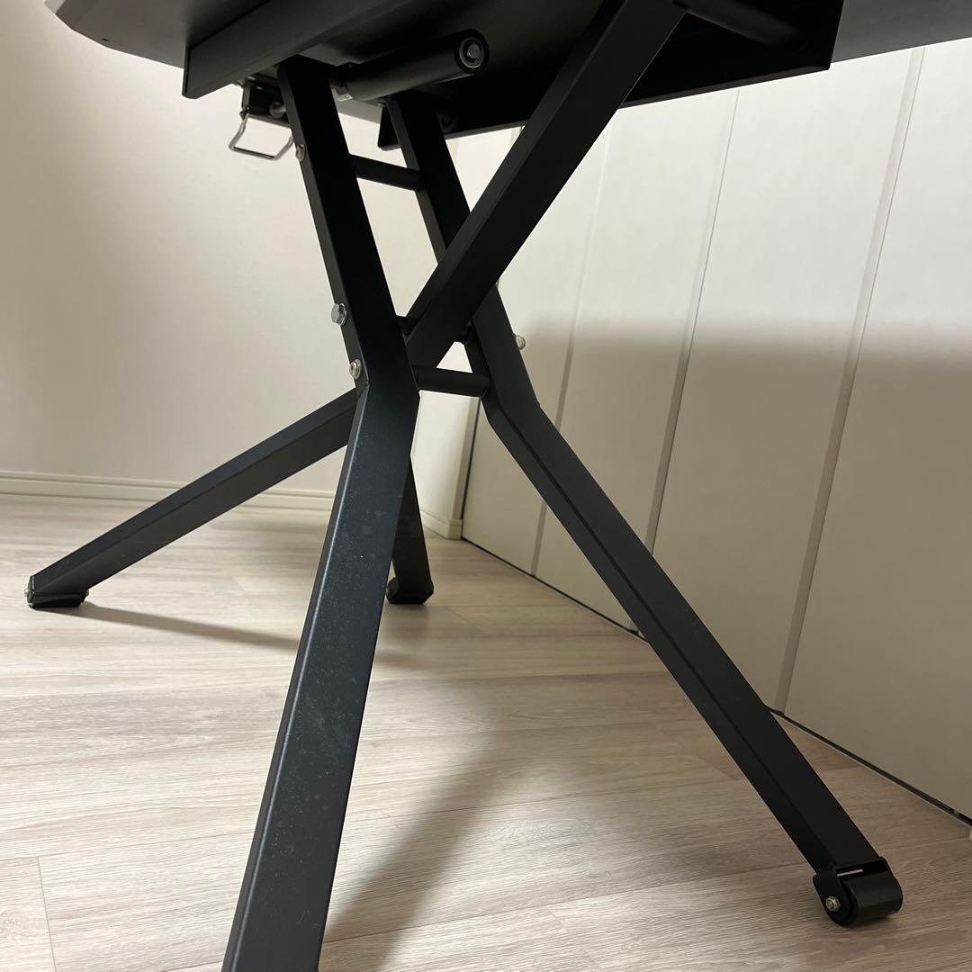 大理石風　昇降式　リビングテーブル　ダイニングテーブル　ローテーブル