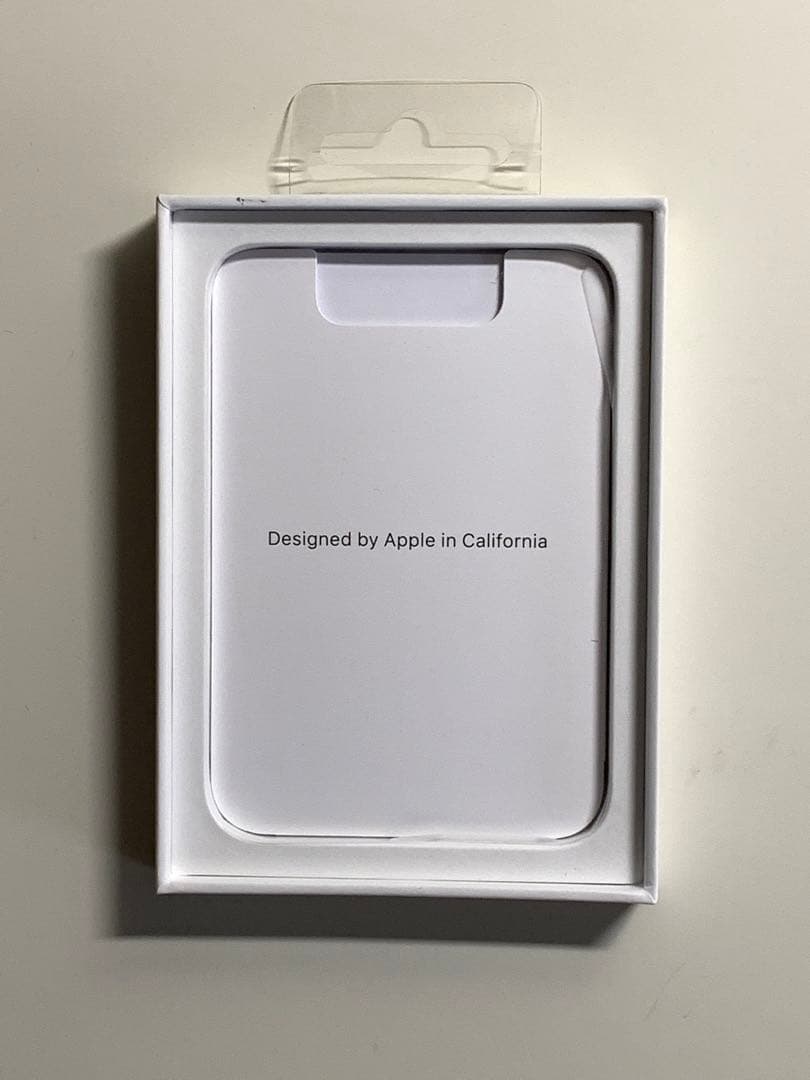 【新品】純正 MagSafe対応 iPhone レザーウォレット・ウィステリア①