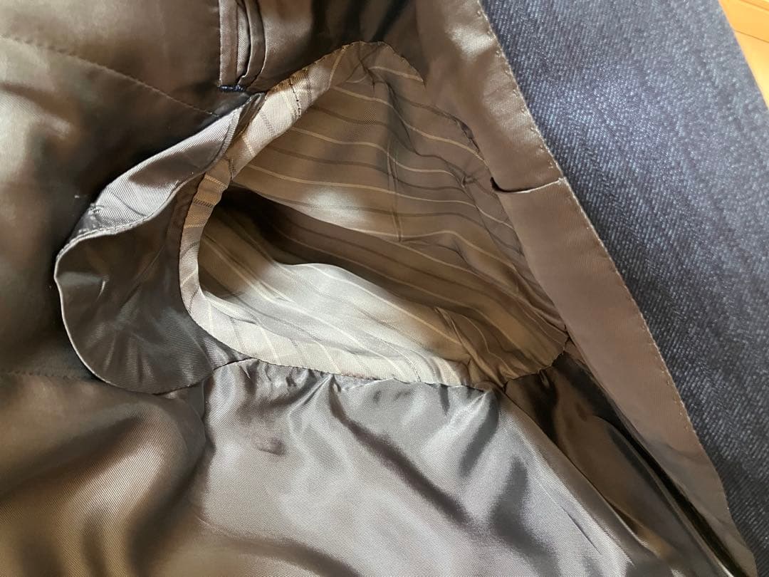 麻布テーラー スリーピーススーツ ダークブルー