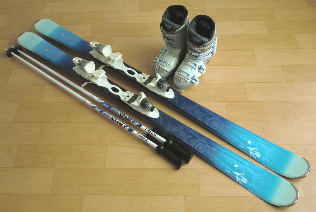 ■■送料無料■K2■女性用スキーフルセット■板156靴25-25.5■メンテ付■