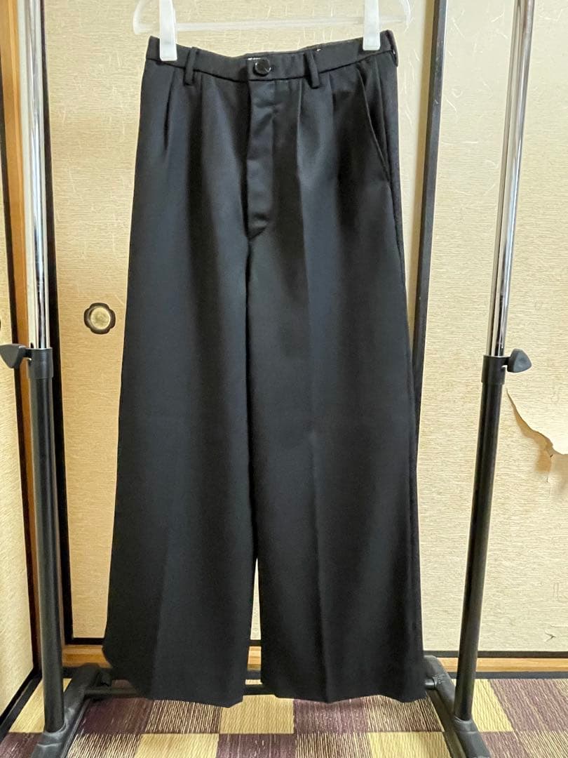 パンツ MASU 25AW TUCKED WIDE TROUSERS 44