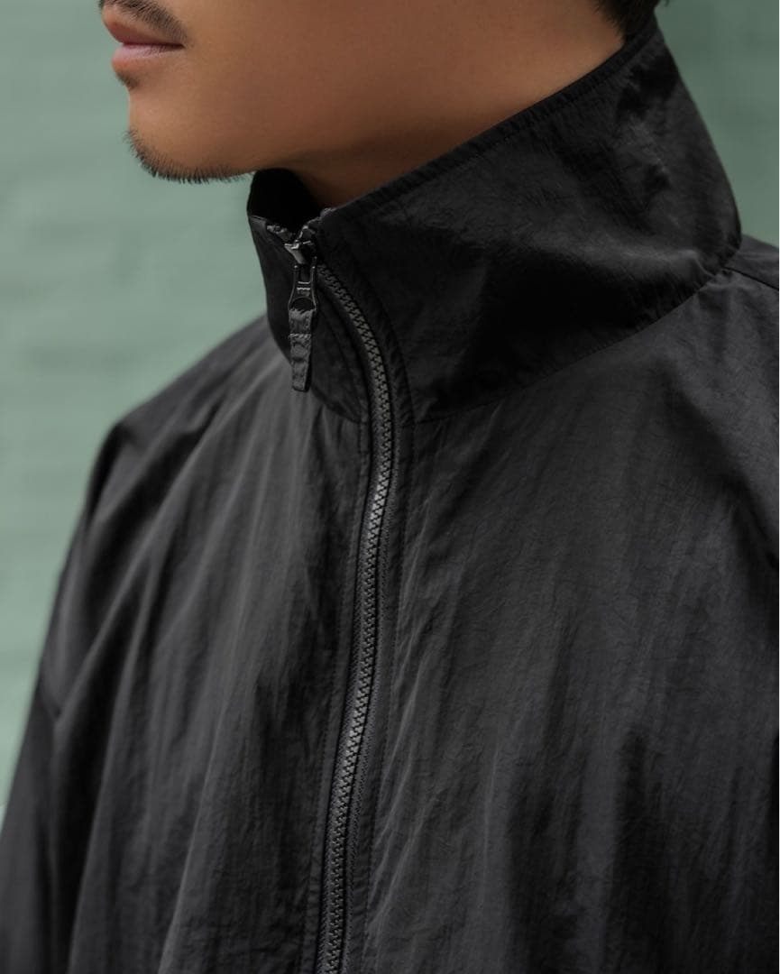 SUAVELE【ナイロンセットアップ】【トラックjk】【トラックpt】black