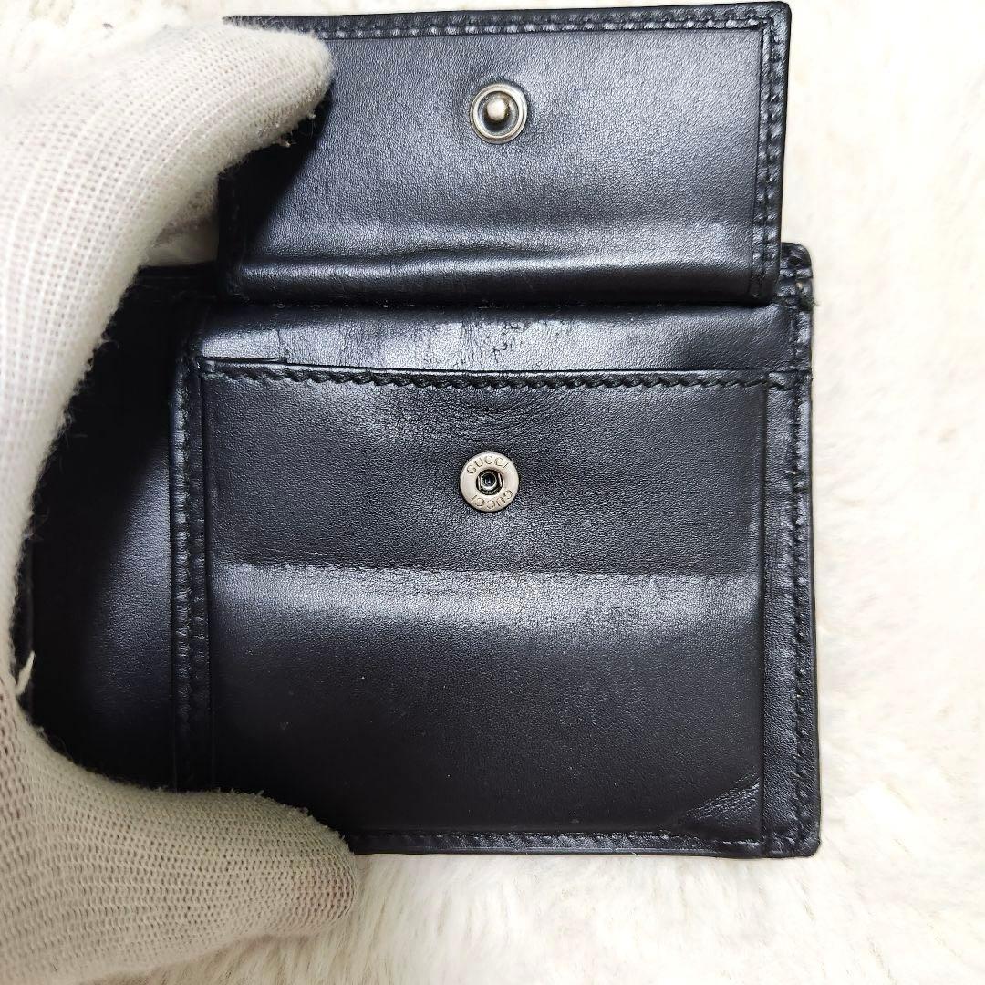 ✨極美品✨グッチ　二つ折り　小銭入れ　スネーク　アニマリエ　PVC メンズ