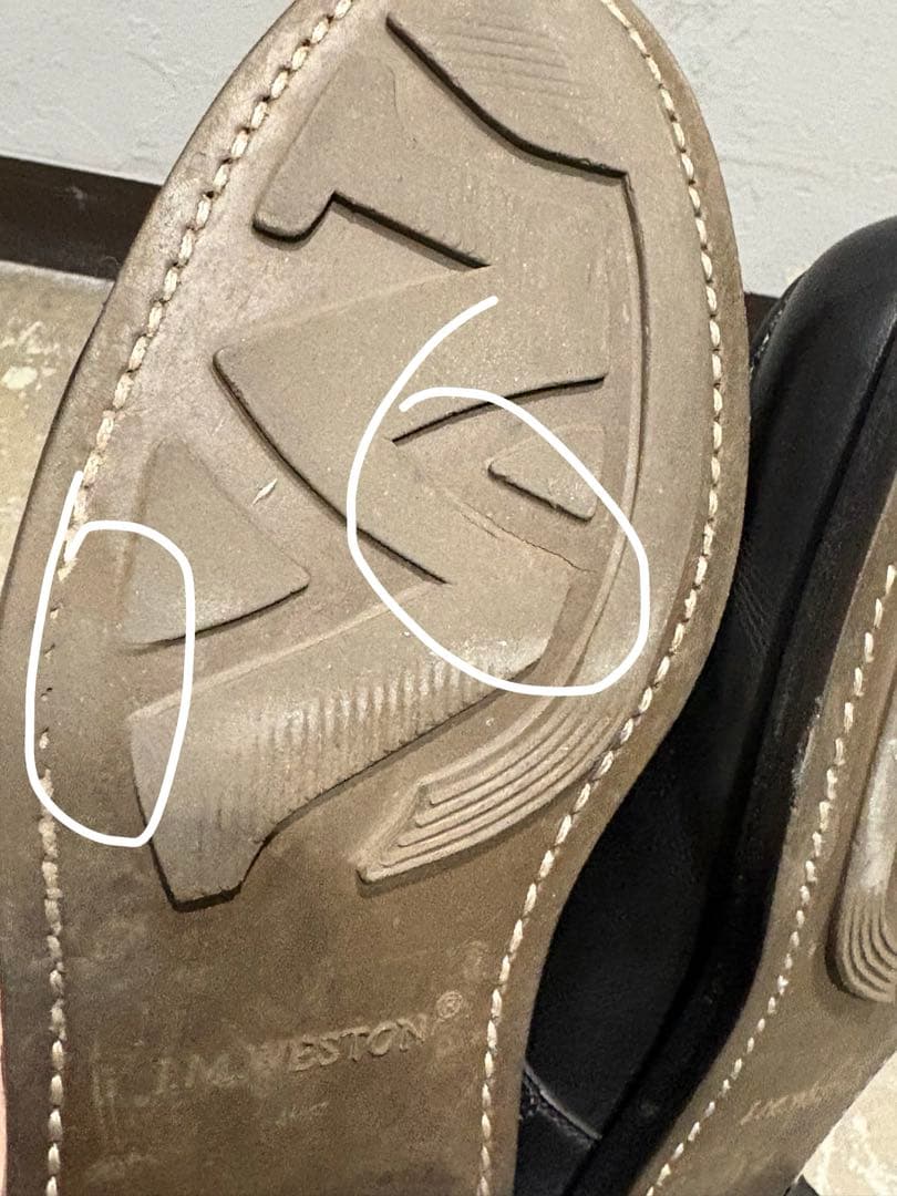 靴 7E J.M.WESTON GOLF