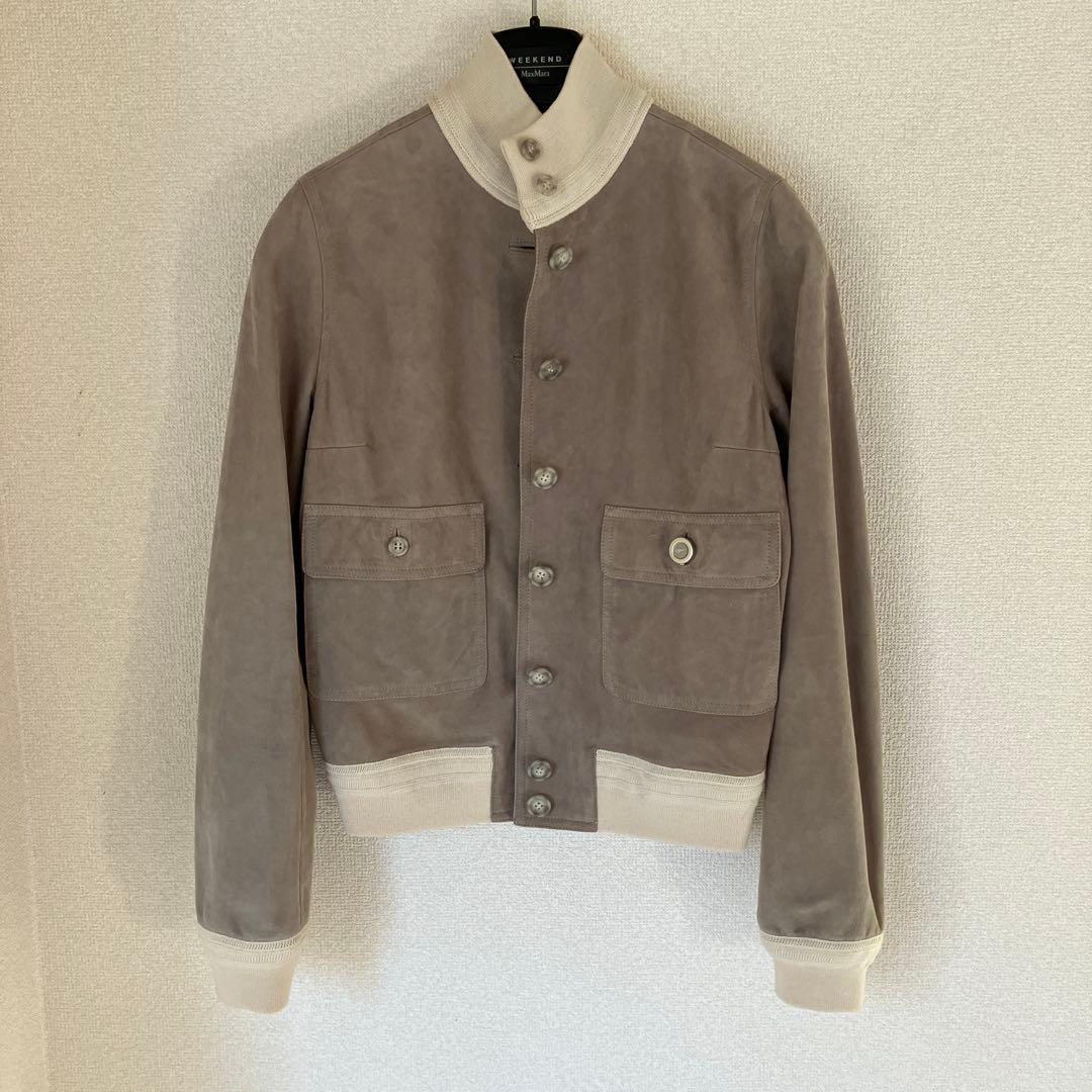 valstar スエード ジャケット ブルゾン　新品　ベージュ　イタリア老舗