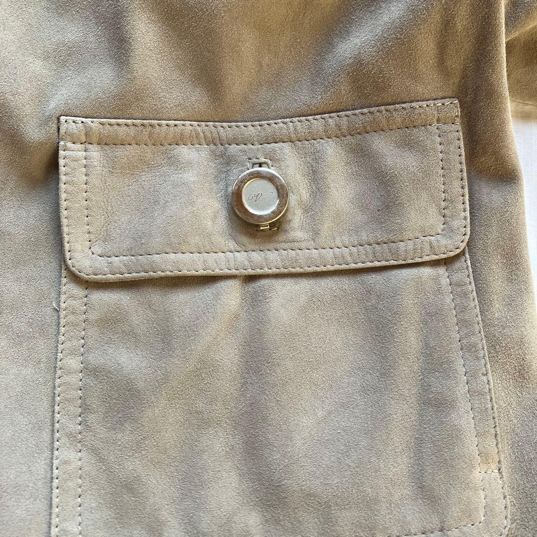 valstar スエード ジャケット ブルゾン　新品　ベージュ　イタリア老舗