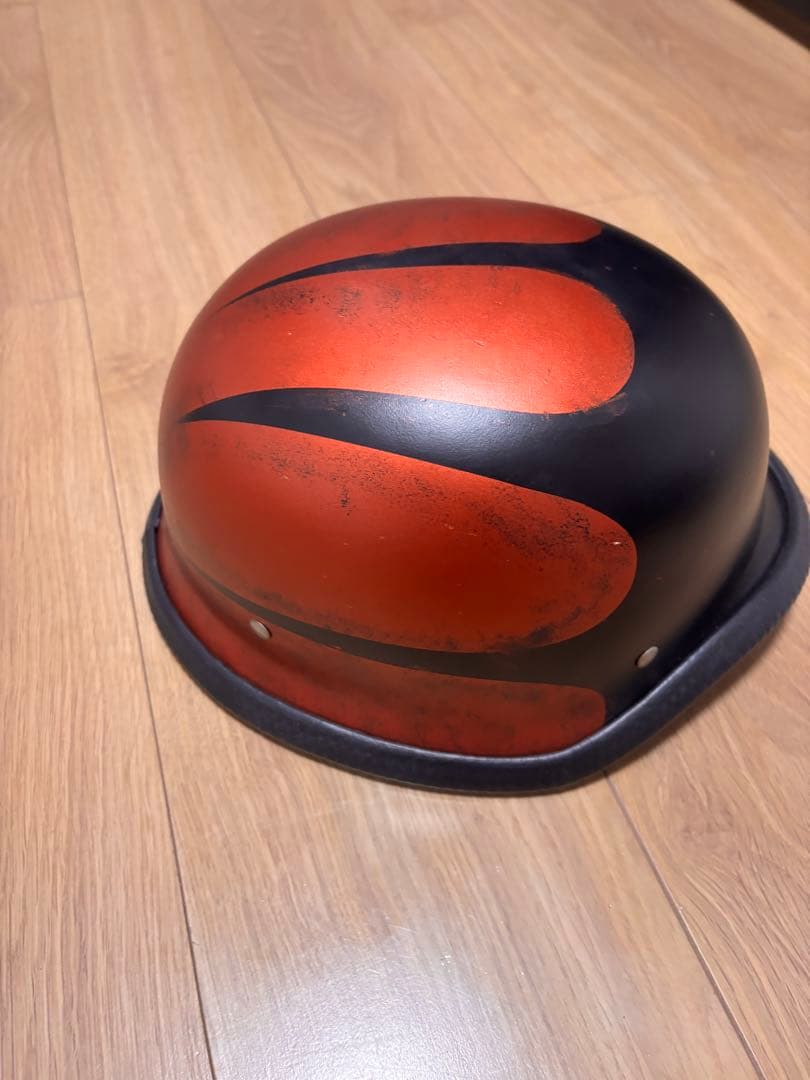 ジャーマンヘルメット　エイジング加工