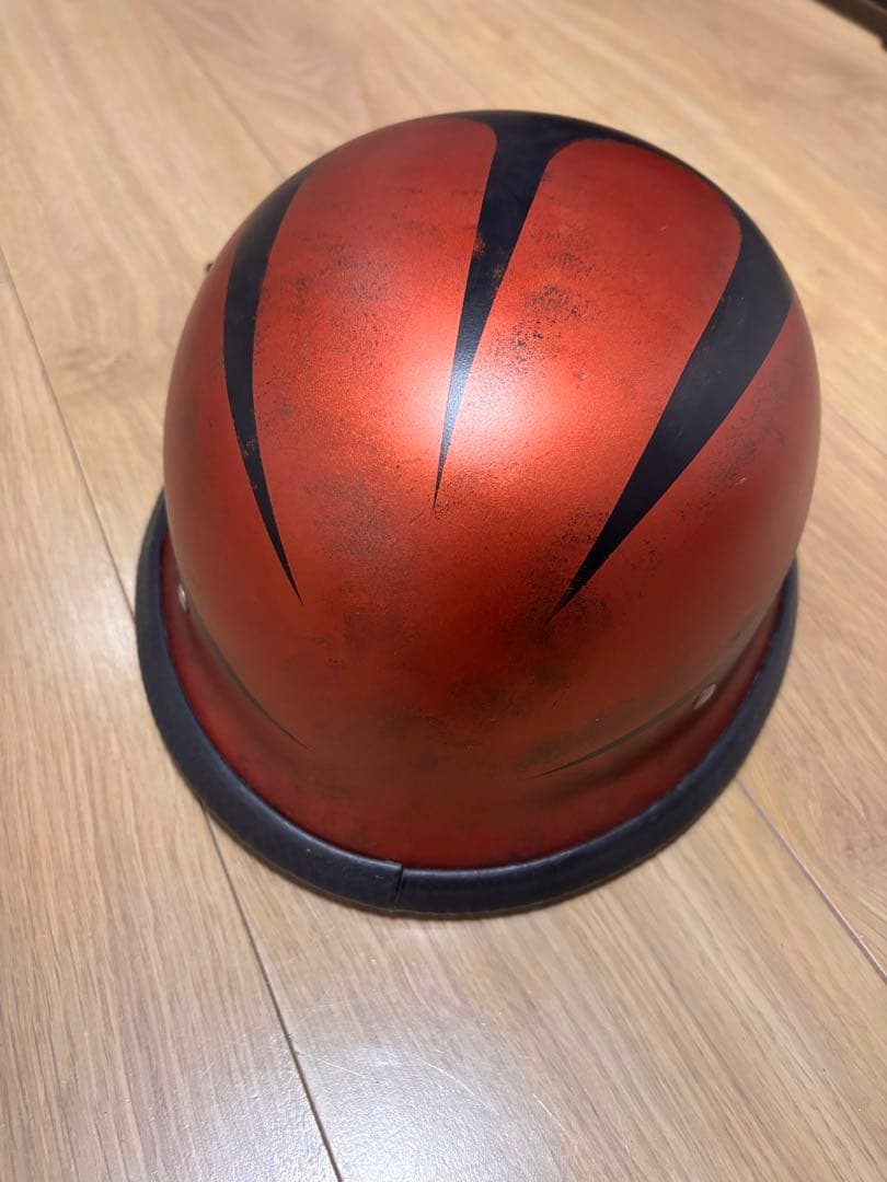 ジャーマンヘルメット　エイジング加工