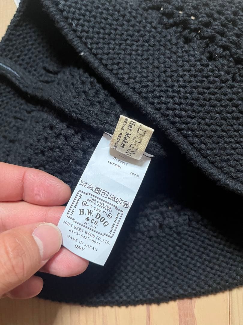 帽子 THE H.W.DOG&CO. COTTON KNIT HAT 24ss