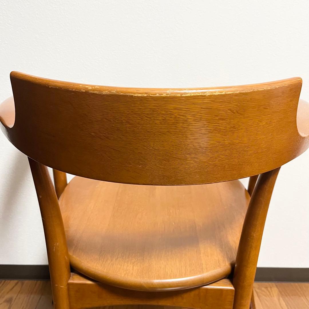 【美品】飛騨産業　クレセント　アームチェア　HIDA CRESCENT ①