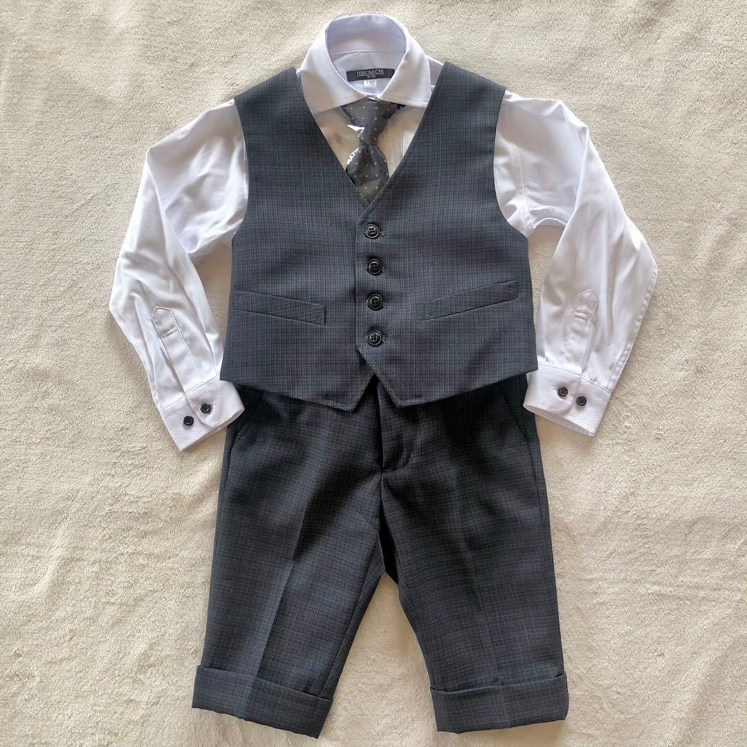 新品HIROMICHI by hnc 男の子 フォーマルスーツ 110cm 濃青