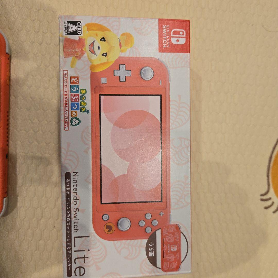 美品　　Nintendo　Switch　Lite　しずえアロハ柄