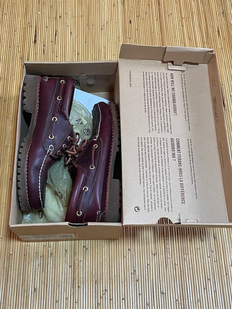 Timberland モカシンシューズ 9 ダークブラウン