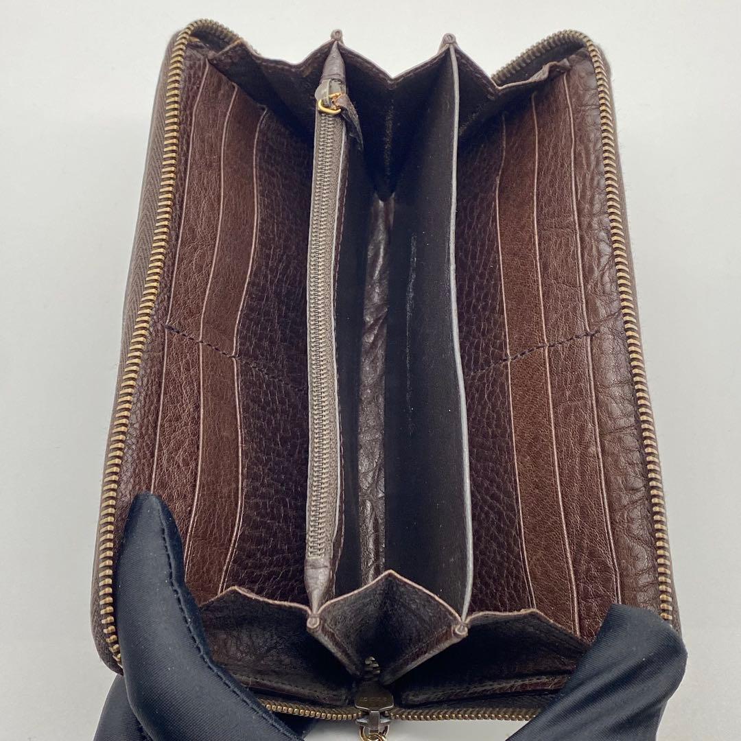 GUCCI・グッチ・長財布・GGキャンバス・ブラウン・インターロッキングG