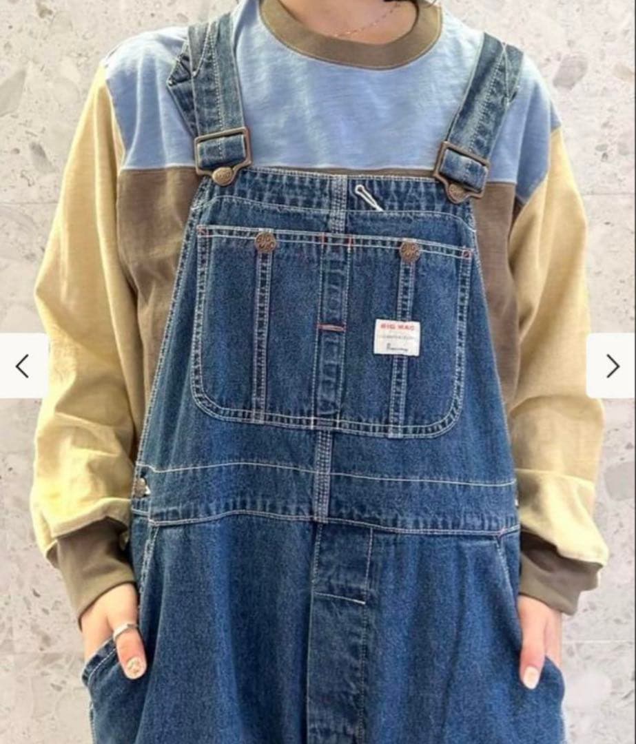 新品 BEAMS BOY 別注 BIGMAC リペア オーバーオール