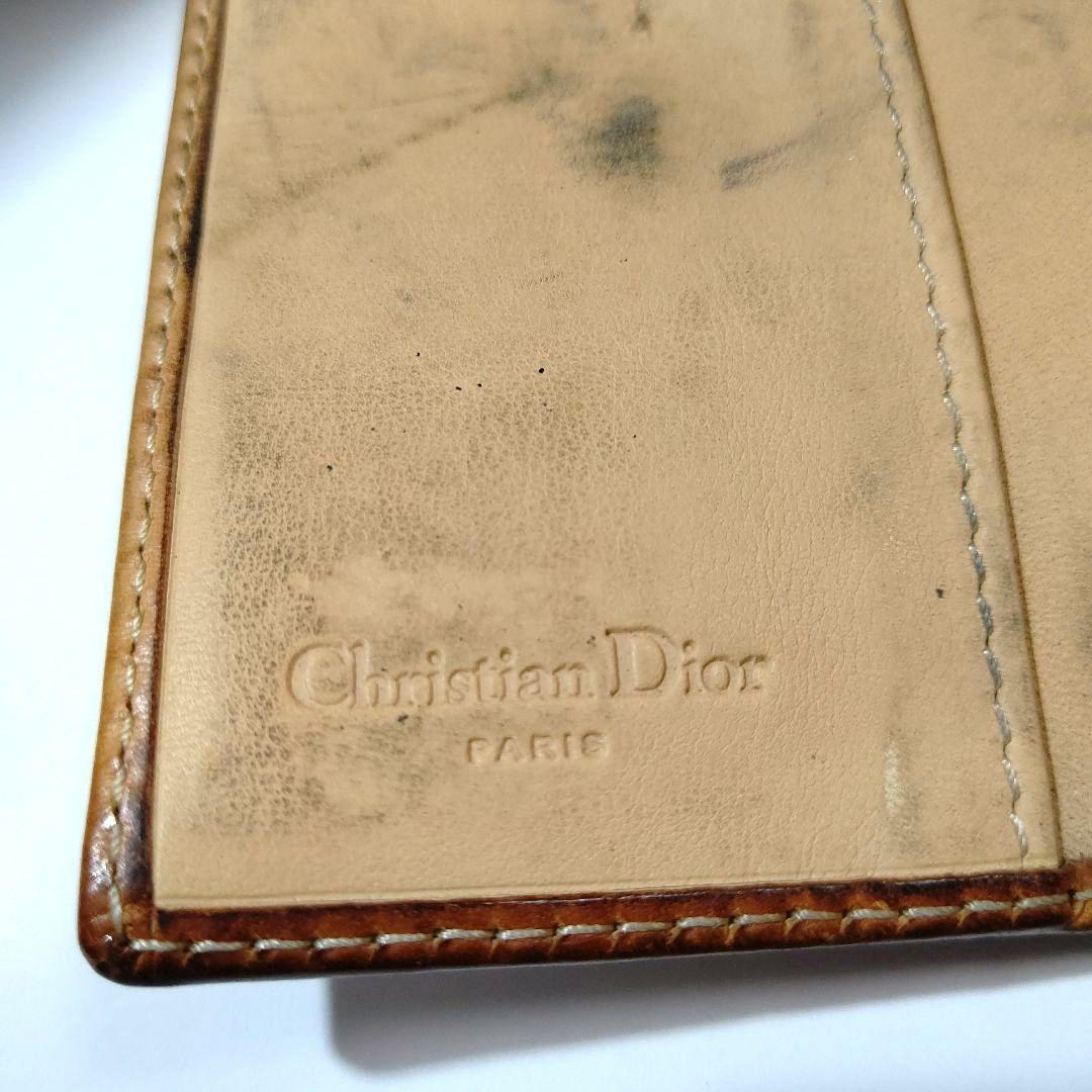 ChristianDior ベージュ系 キーケース ハートチャーム付き