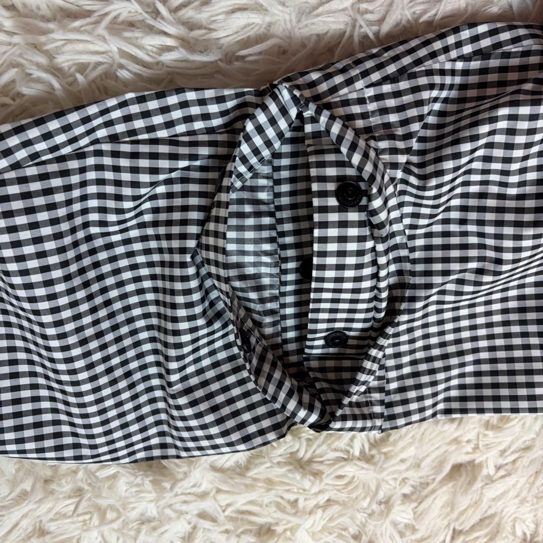 【OTサイズ】adidas　2WAYレインウェア　ゴルフウェア　チェック