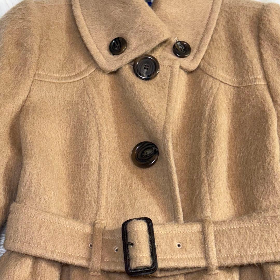 YUNA様バーバリー アルパカ ショールカラー コート ノバチェック 38