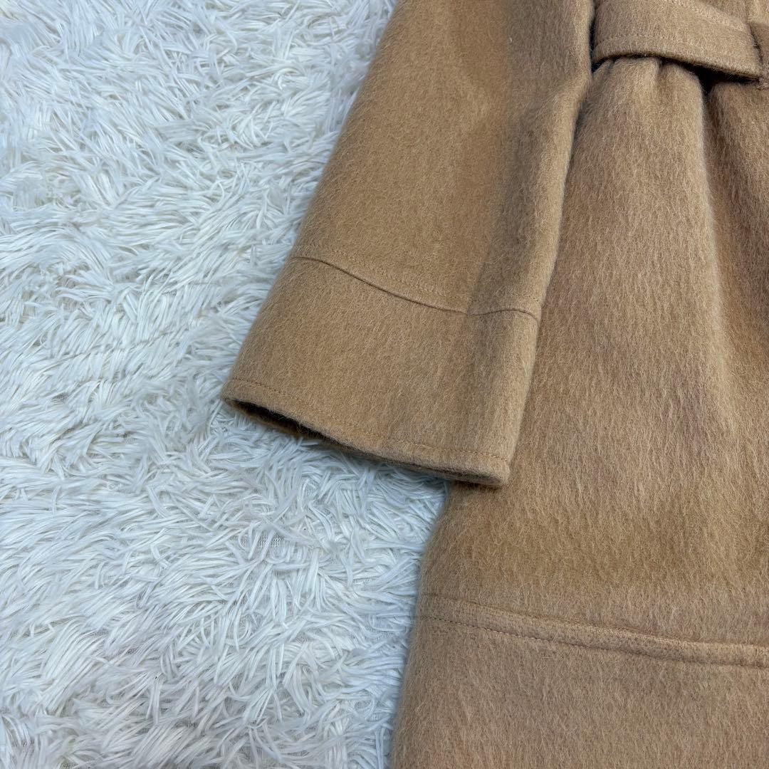 YUNA様バーバリー アルパカ ショールカラー コート ノバチェック 38