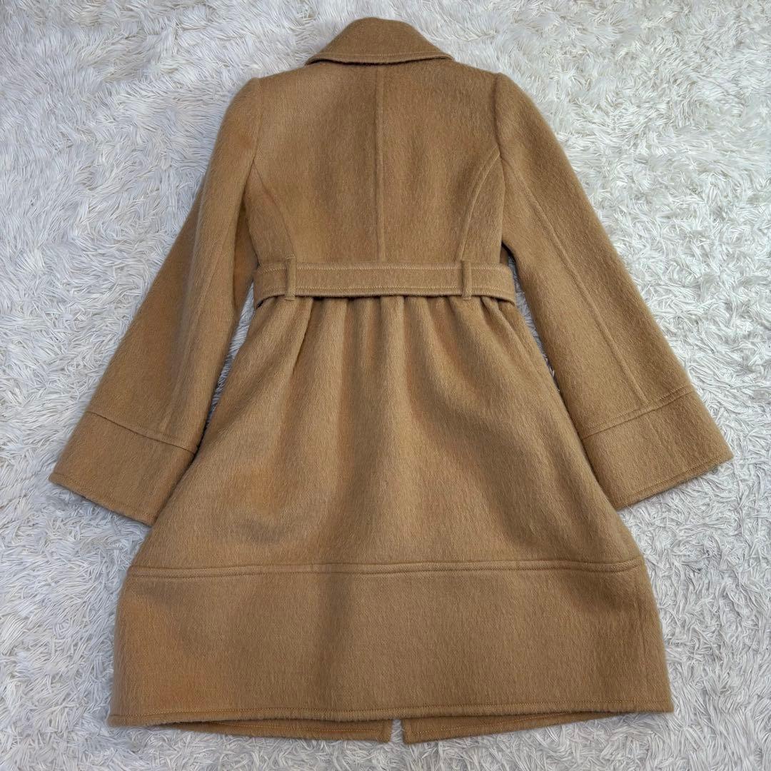 YUNA様バーバリー アルパカ ショールカラー コート ノバチェック 38