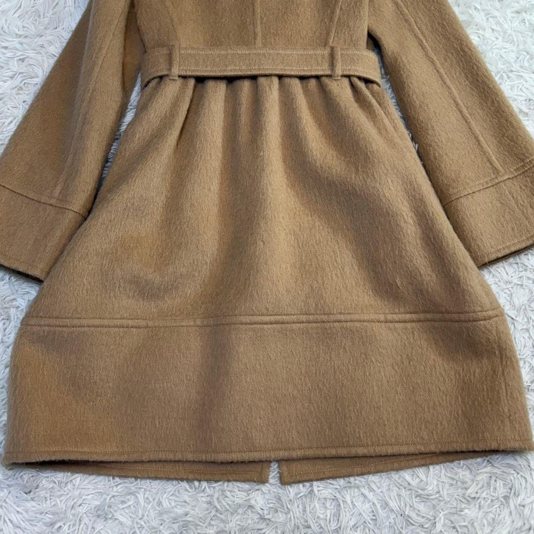 YUNA様バーバリー アルパカ ショールカラー コート ノバチェック 38