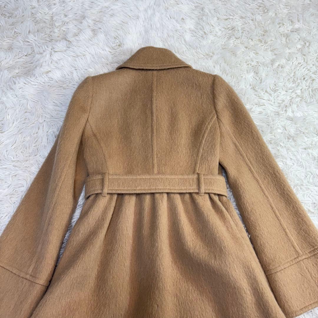 YUNA様バーバリー アルパカ ショールカラー コート ノバチェック 38