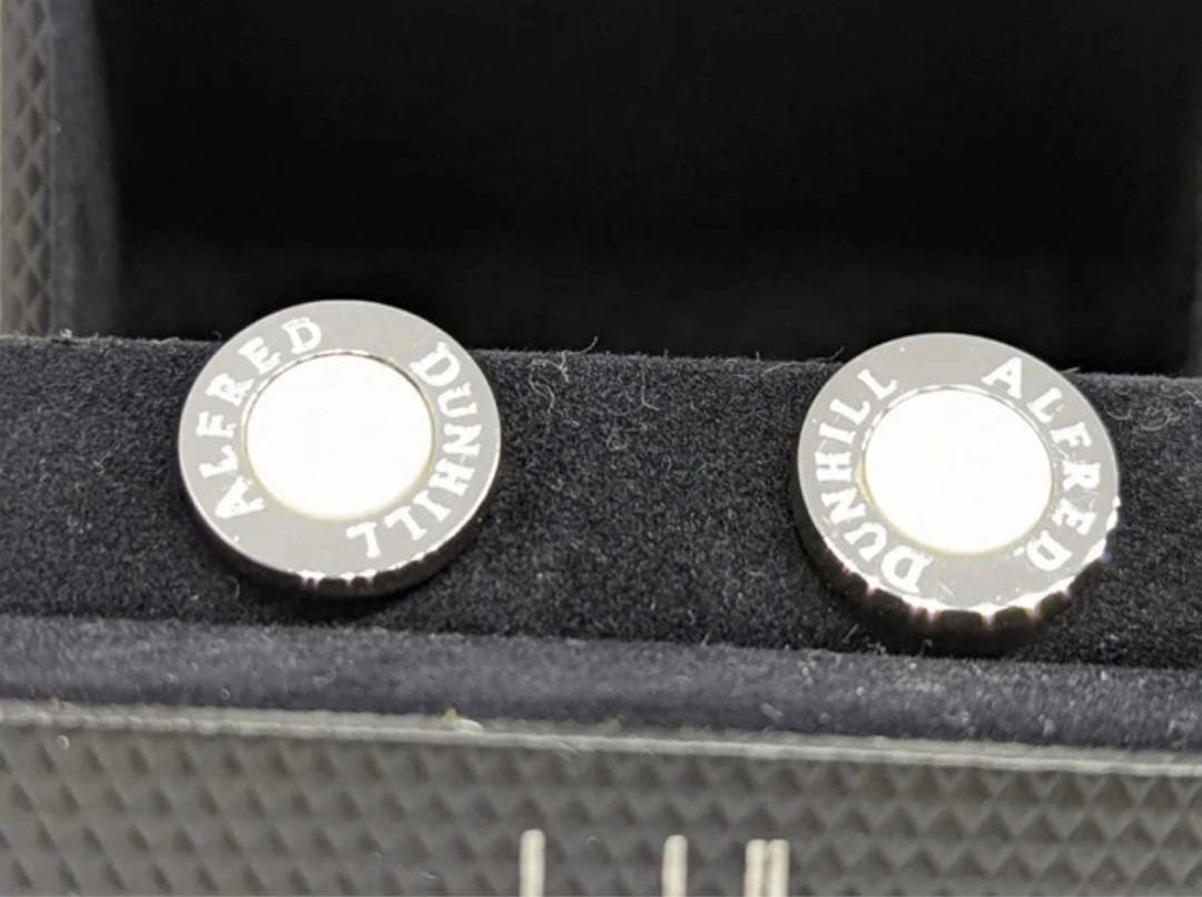 ◇dunhill カフス　シェル　No.1770