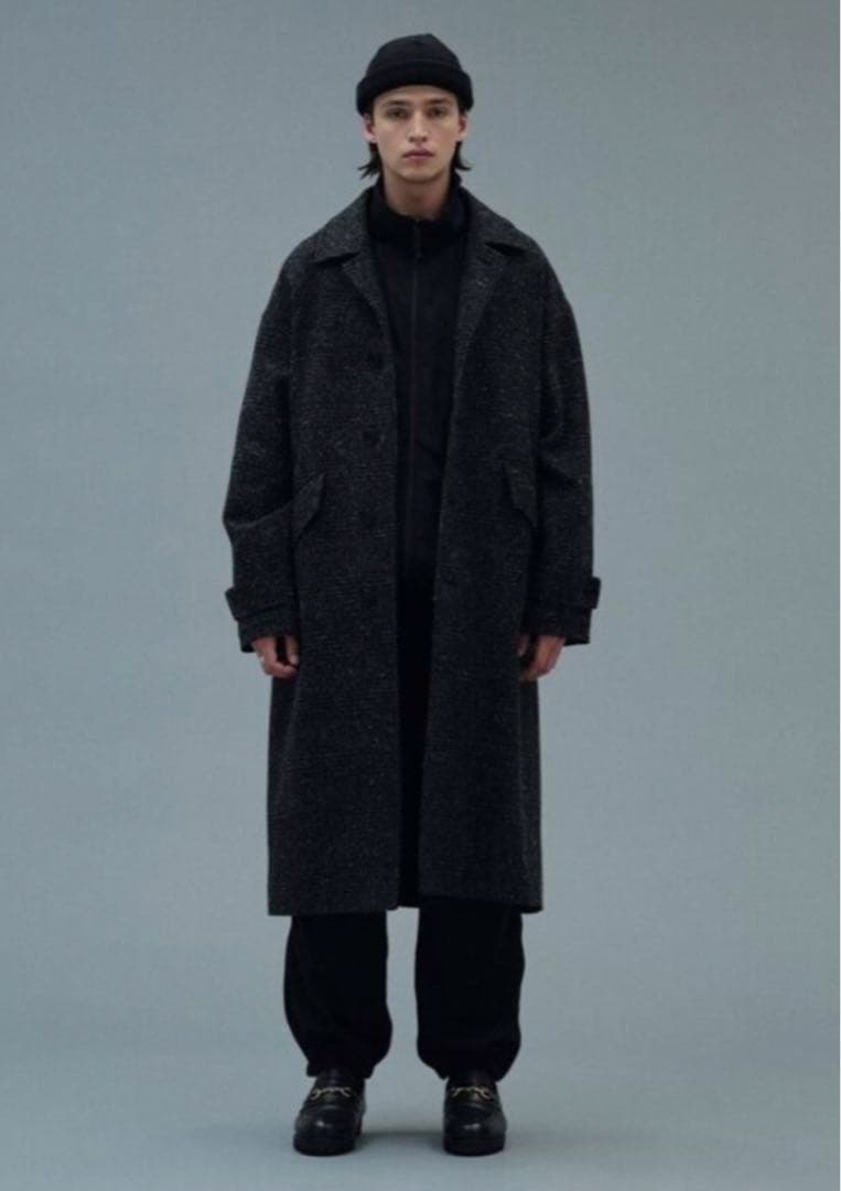 COOTIE PRODUCTIONS ブラック ダブルブレストコート