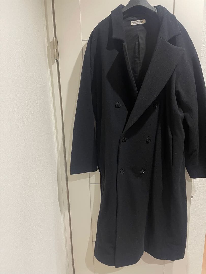 COOTIE PRODUCTIONS ブラック ダブルブレストコート