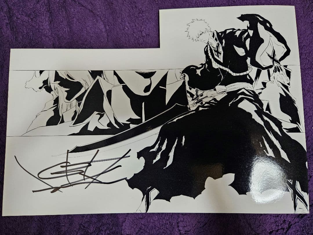 BLEACH 久保帯人先生直筆サイン入りイラスト