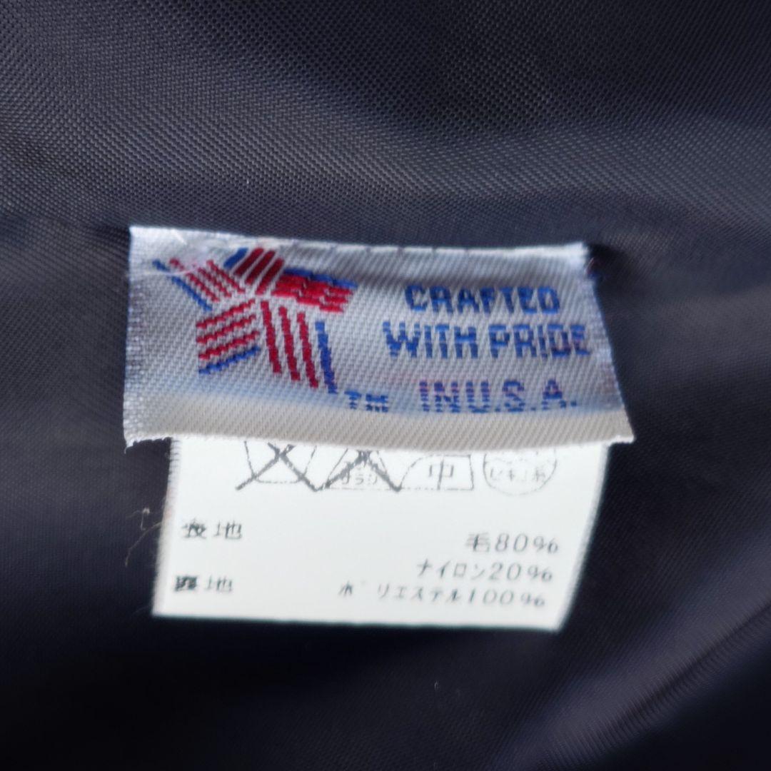 ショット エンブレム付き ウールピーコート 　38