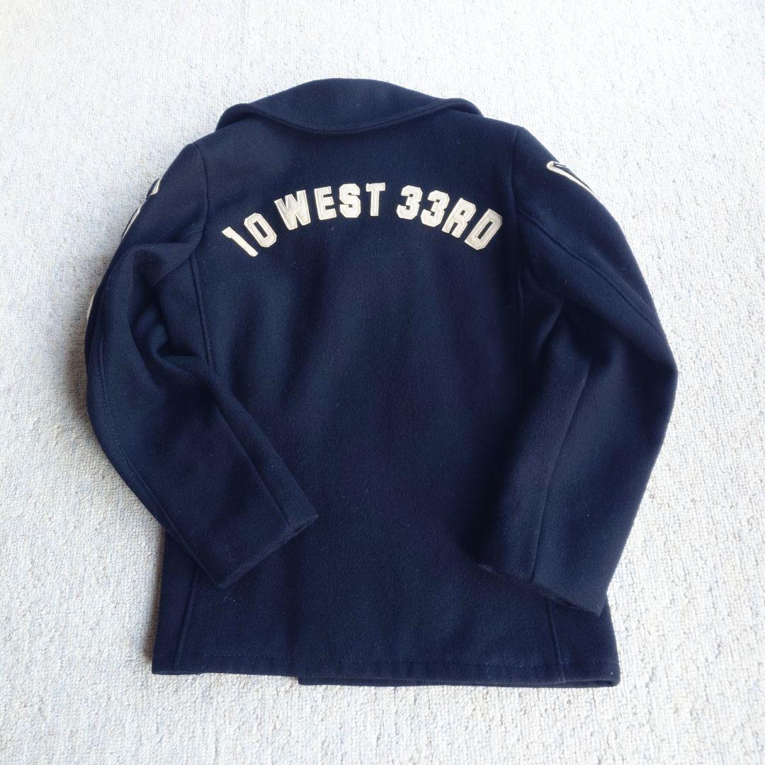 ショット エンブレム付き ウールピーコート 　38