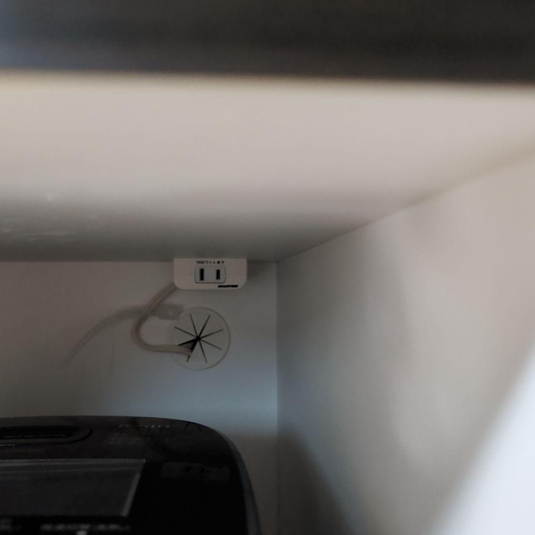 ★ゆな★ニトリ 食器棚 ダークブラウン ガラス扉付き ソフトクローズ