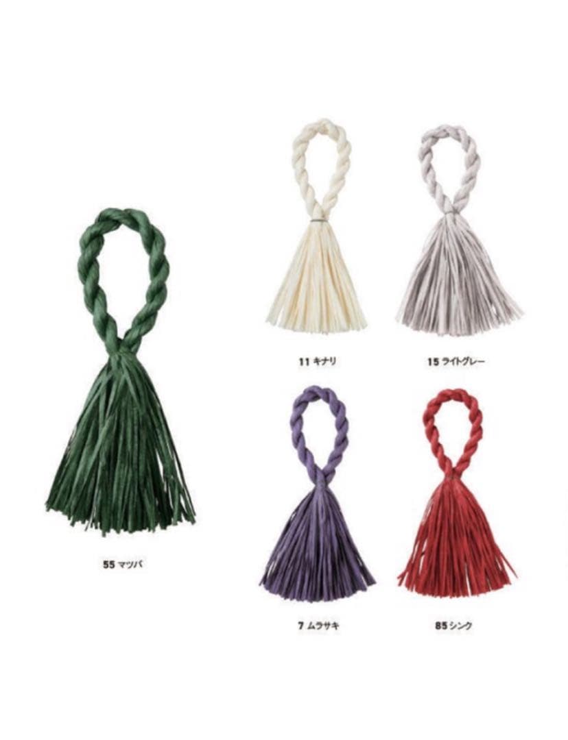 つまみ細工 萌華-moca-  しめ縄土台 わらルック お正月飾り