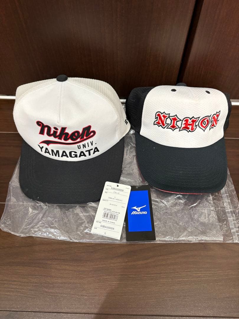 マサ　日大山形野球部　キャップ
