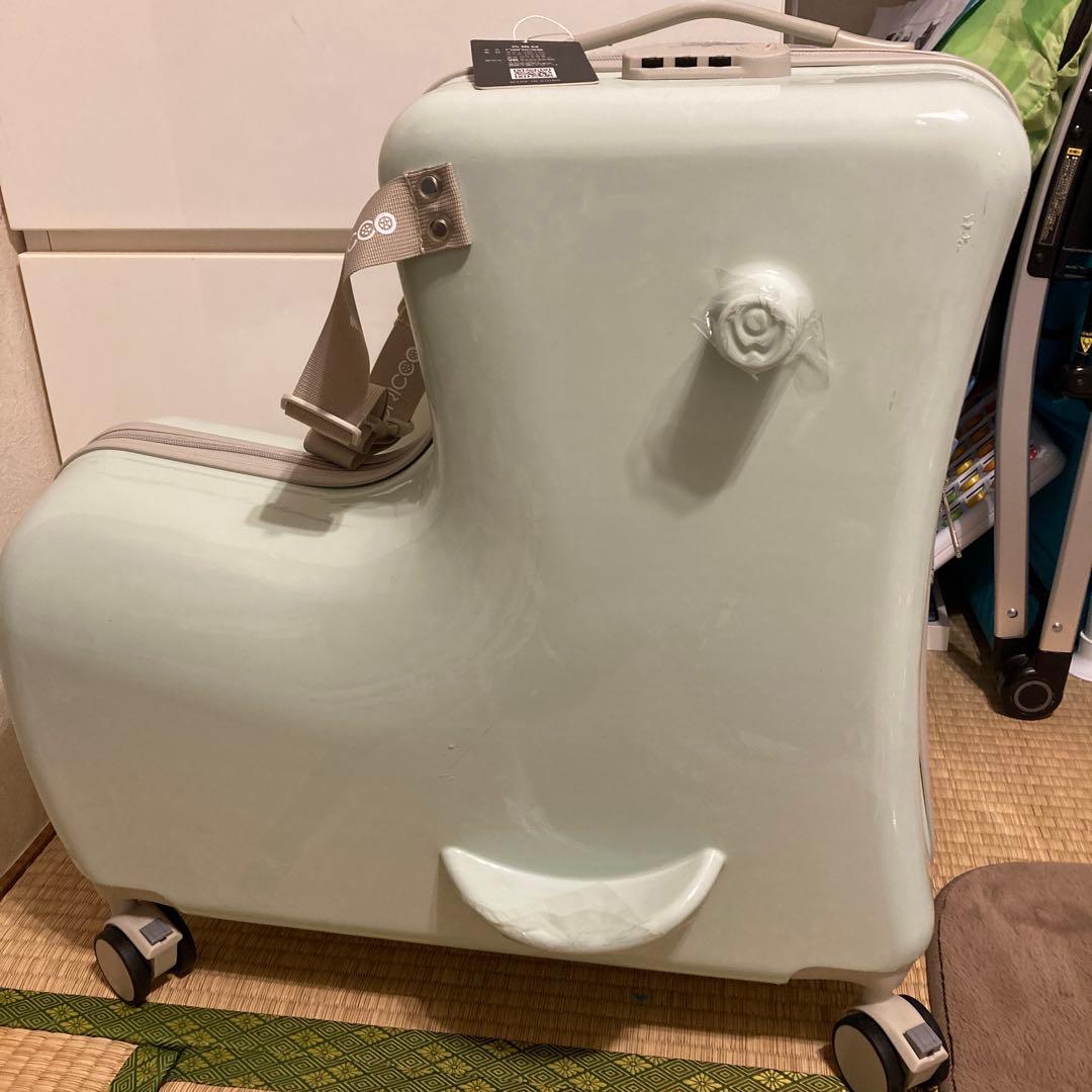 乗れる キャリー スーツケース キッズキャリー　ノリッコ パステルカラー