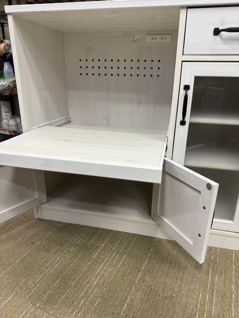 【洗浄消毒作業済】佐藤産業 LUFFY レンジボード レンジ台LU80-90L