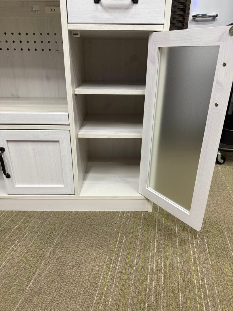 【洗浄消毒作業済】佐藤産業 LUFFY レンジボード レンジ台LU80-90L