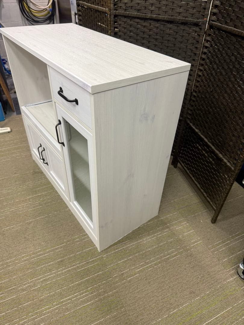 【洗浄消毒作業済】佐藤産業 LUFFY レンジボード レンジ台LU80-90L