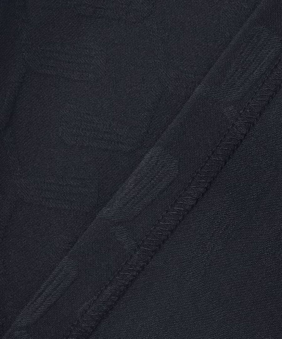 新品 23区【WOMEN】クラブジャガード柄 モックネックシャツ ネイビー M