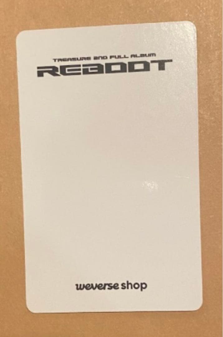 treasure ジフン　当選者トレカ　ラキドロ　特典　限定　ペンミ