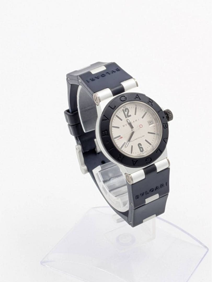 BVLGARI ブルガリ アルミニウム AL32TA 腕時計 クォーツ 稼働品