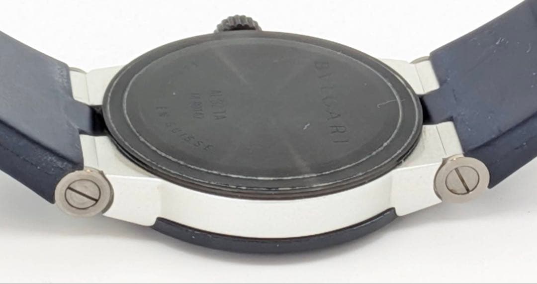 BVLGARI ブルガリ アルミニウム AL32TA 腕時計 クォーツ 稼働品