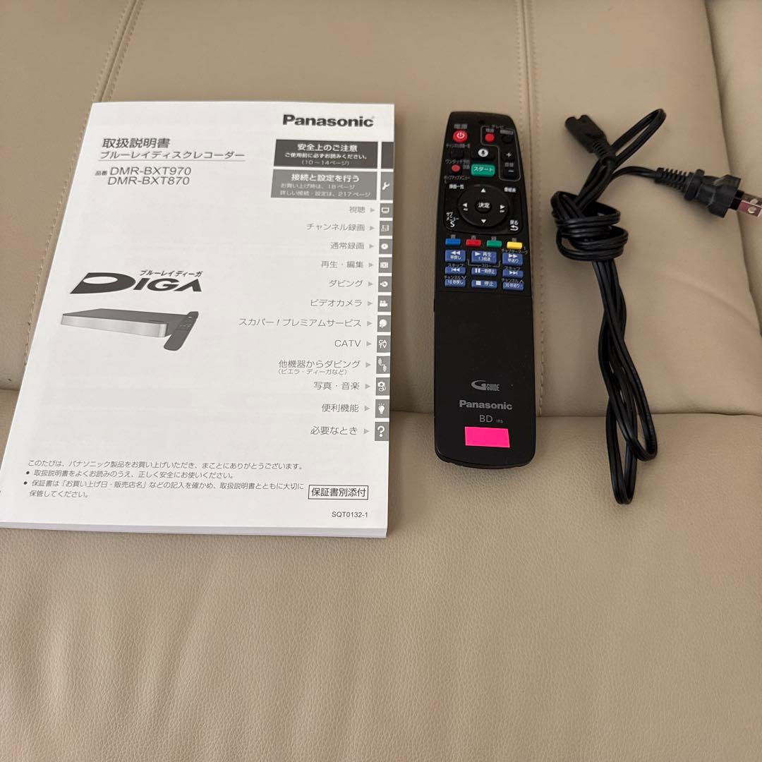 Panasonic ブルーレイレコーダー　DMR-BX970 ③