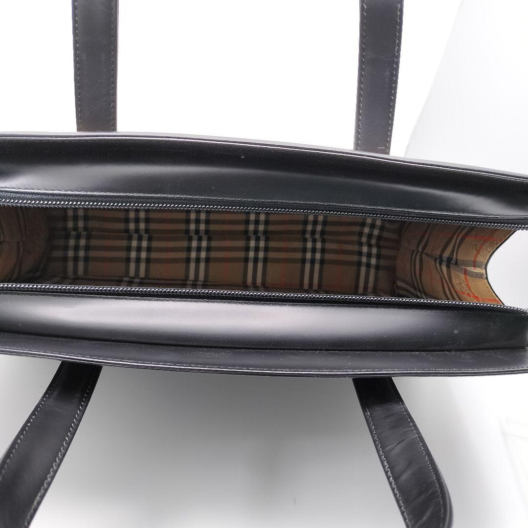 バーバリー ビジネスバッグ 黒 ノバチェック