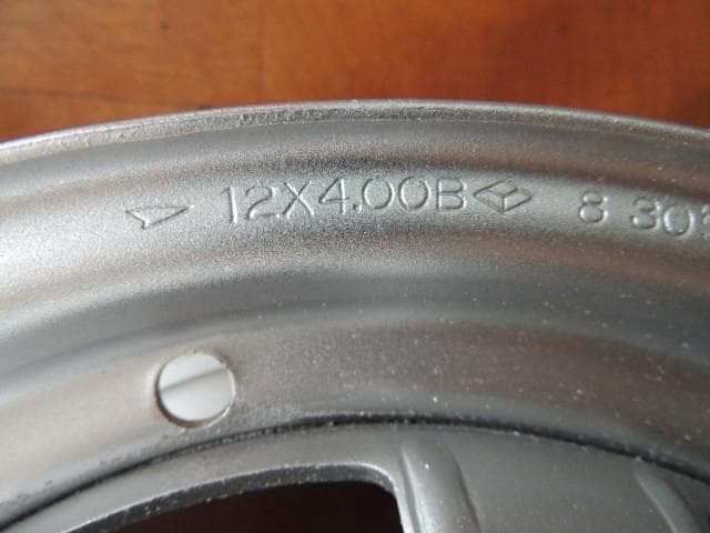 T299　12×4.00B　ホイール　ダイハツ　4枚　PCD 110　自家塗装